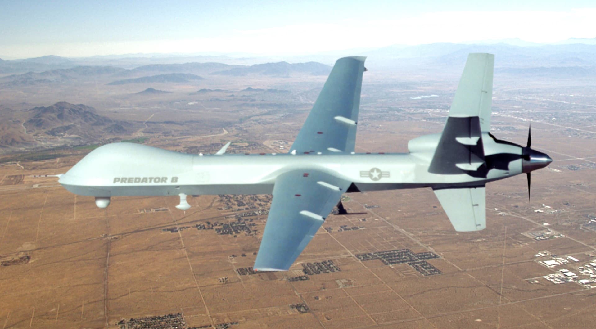 MQ-9 unmanned aircraft in flight